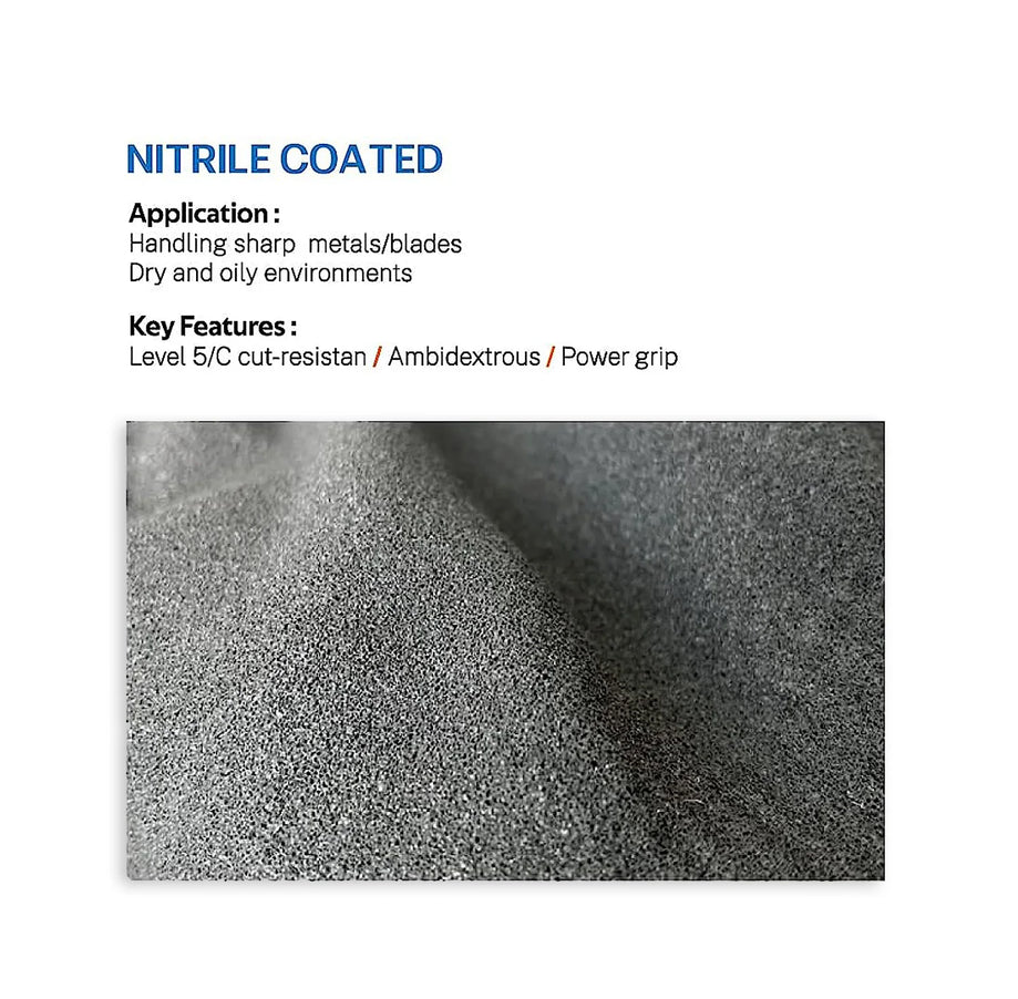 Gloves - 1/3Pair, Level 5 Cut-Resistant Gloves, Firm Non-Slip Grip