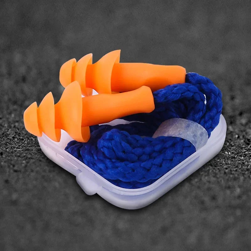 Soft Silicone Corded Ear Protector