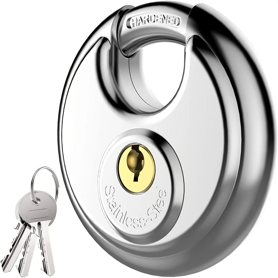 Round Stainless Steel Heavy Duty Security Padlock