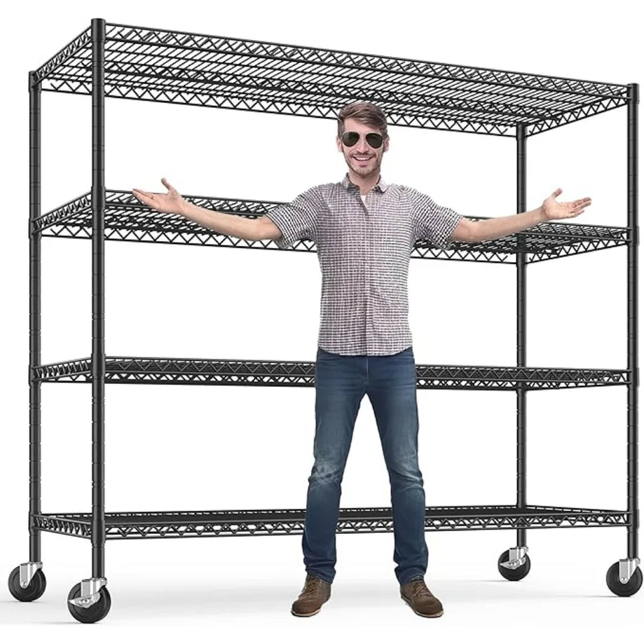 Storage Shelves w/2500LBS Capacity - Heavy Duty