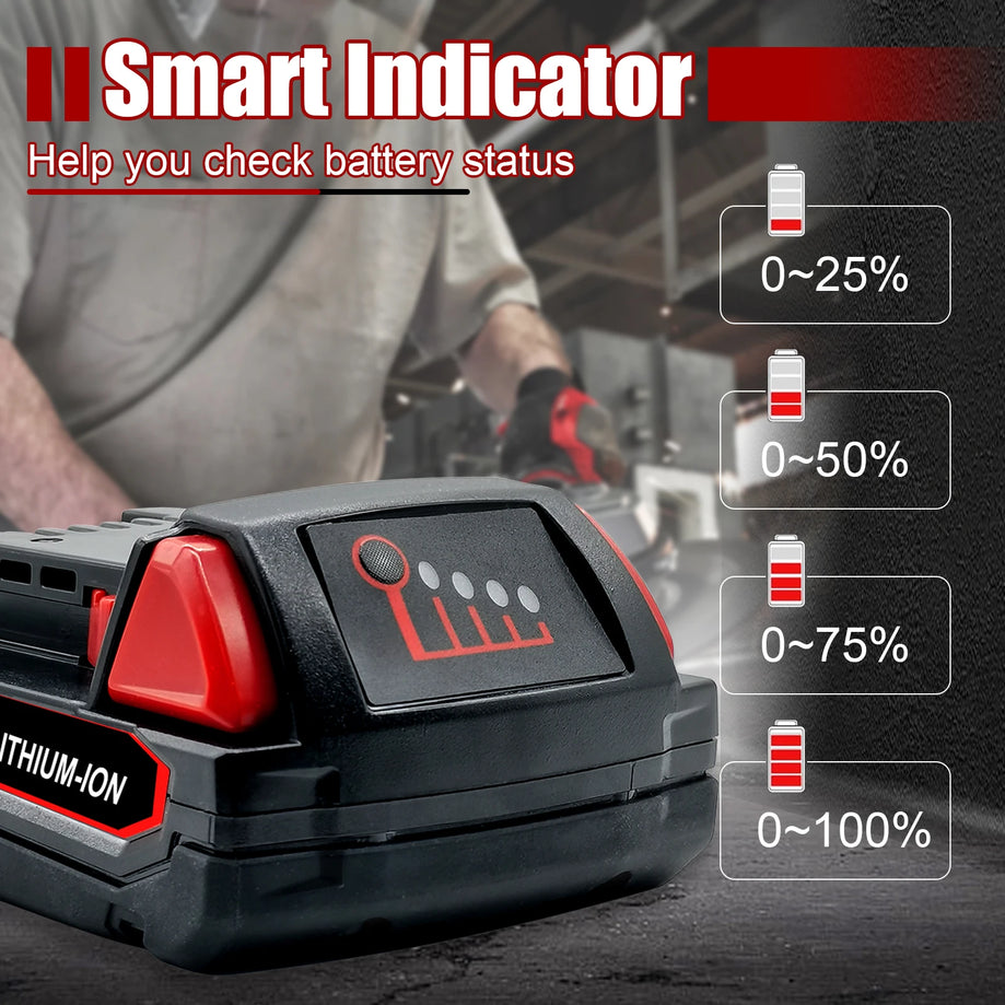 3.5Ah M18 Battery For Milwaukee 18V - Replacement Batteries