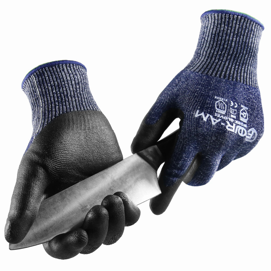 Gloves - 1/3Pair, Level 5 Cut-Resistant Gloves, Firm Non-Slip Grip
