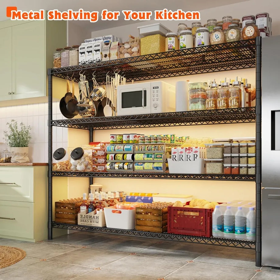 60" W Wire Storage Shelves - 3000 LBS Capacity