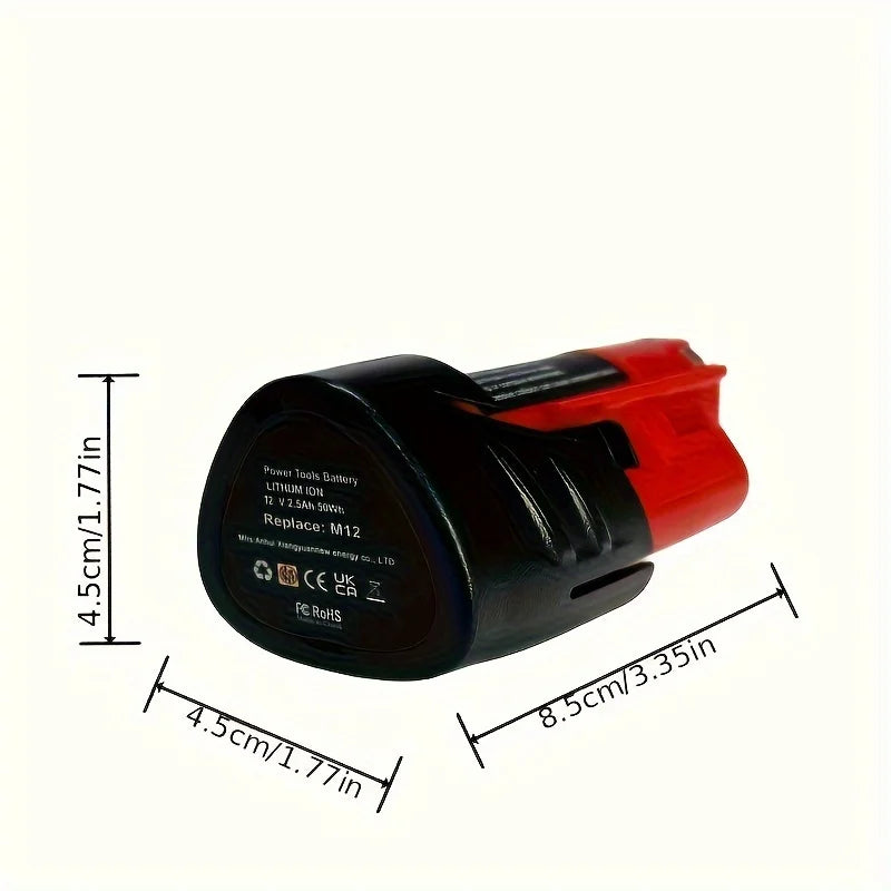 M12 Battery For Milwaukee Rechargeable Battery For Milwaukee 12V Tools