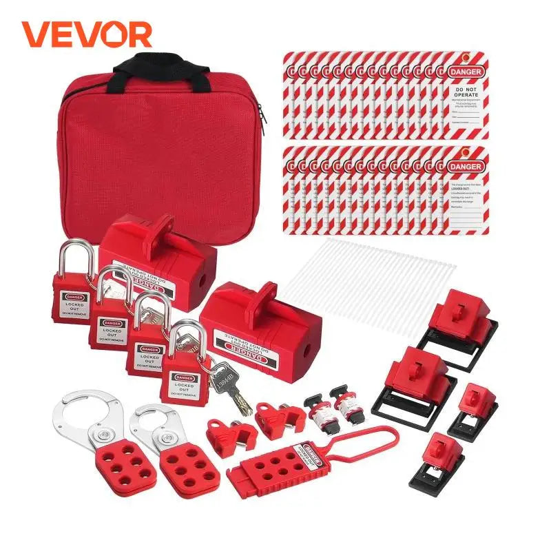 Electrical Lockout Tagout Kit - 47 Pcs