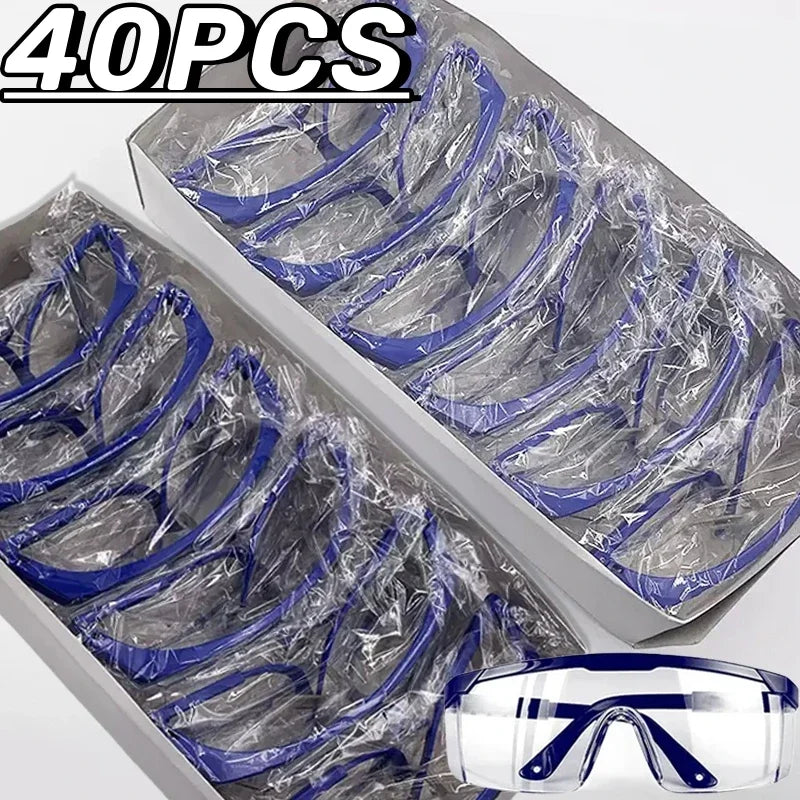 Anti-Splash Eye Work Safety Goggles - 40 PCS