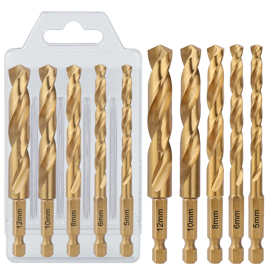 HSS Twist Drill Bit With Hex Shank