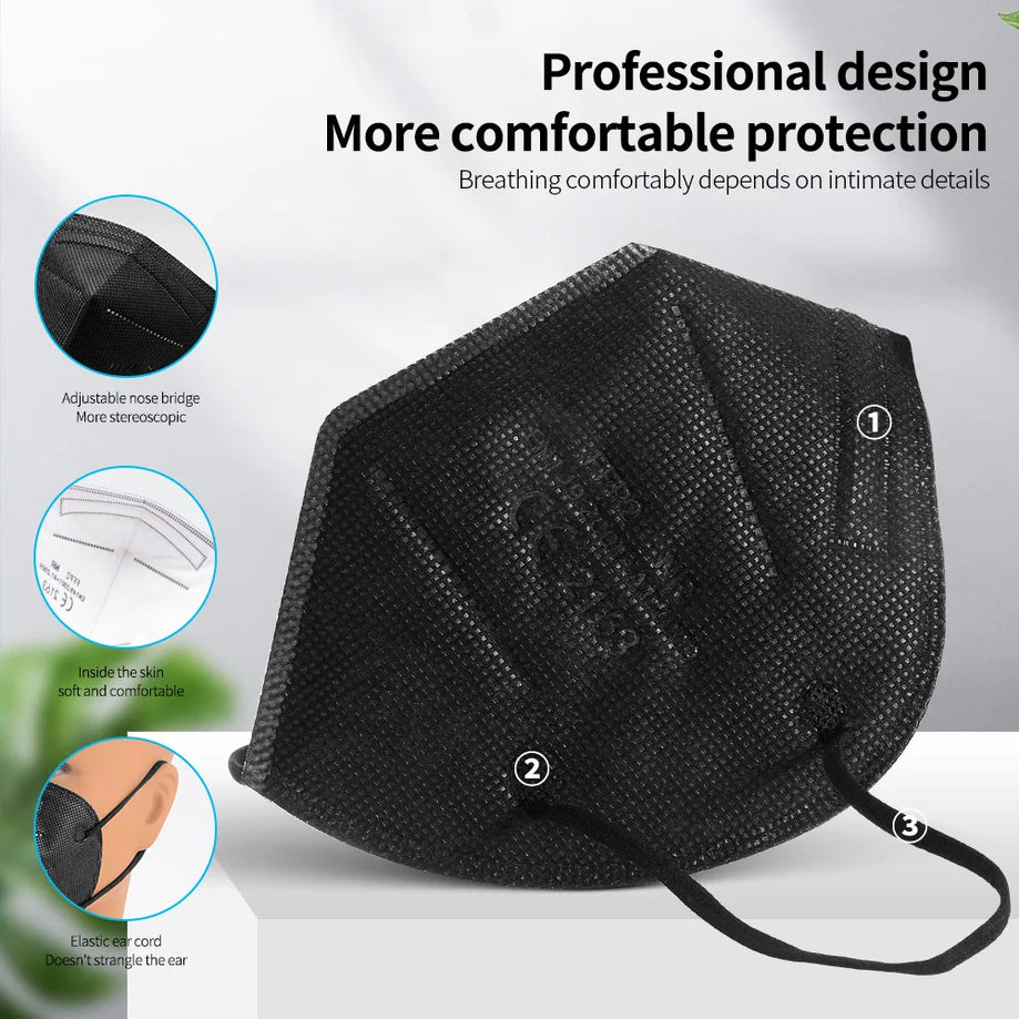 Dustproof Respirator KN95 Face Mask - Multiple Colors