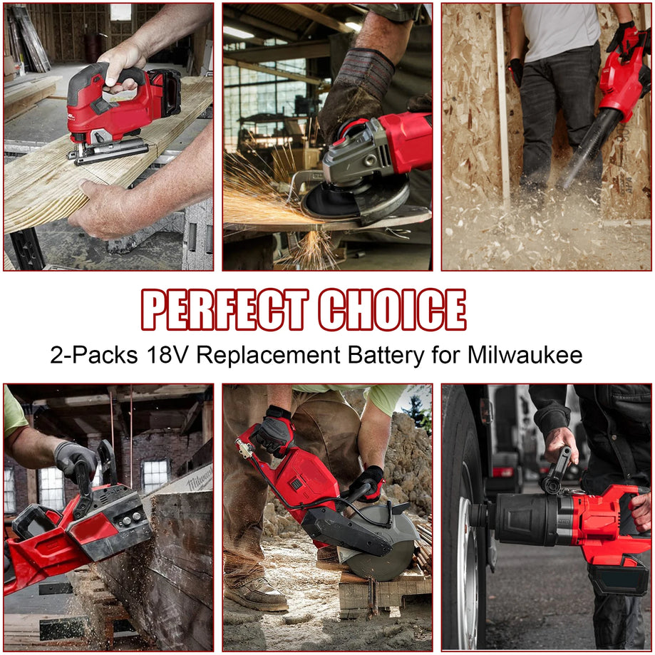 3.5Ah M18 Battery For Milwaukee 18V - Replacement Batteries