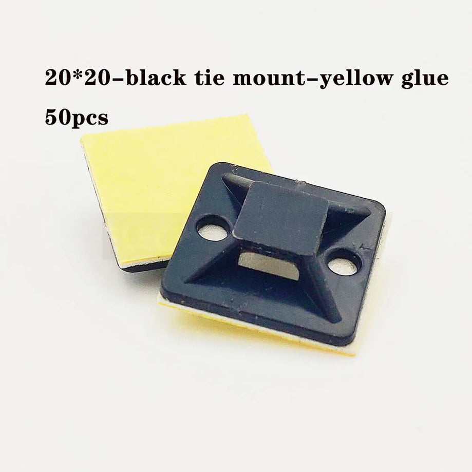 Cable Tie Mounts - Sticky Backs