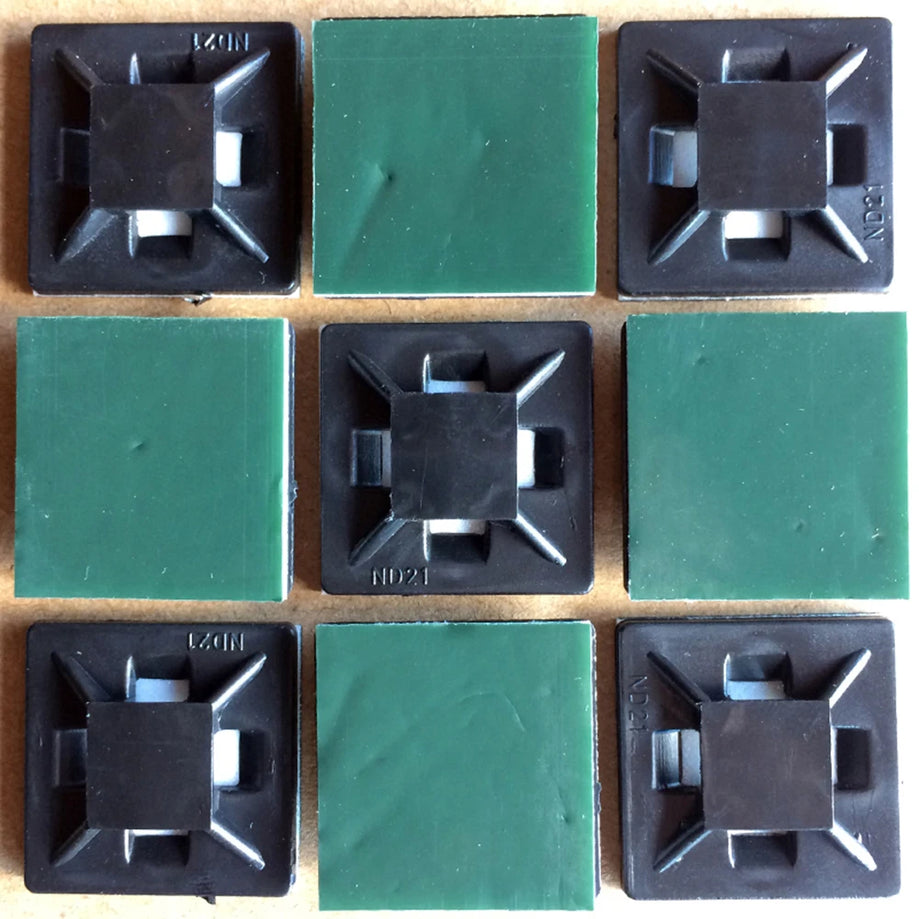 Cable Tie Mounts - Sticky Backs