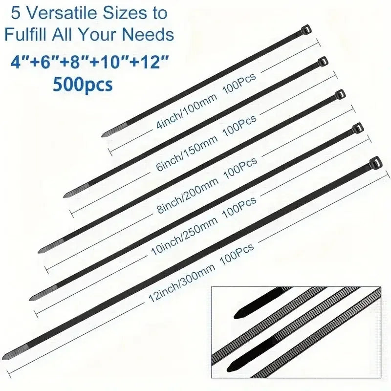 Heavy Duty Cable Ties - Black