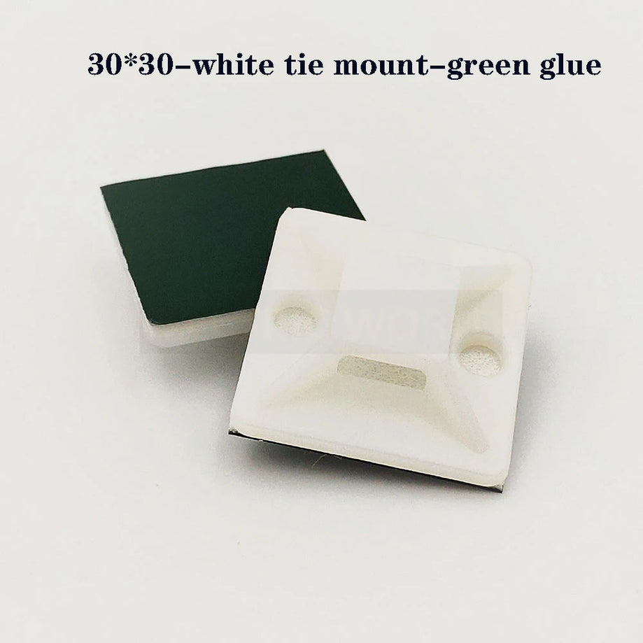 Cable Tie Mounts - Sticky Backs